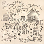 Canvas Coloring Cloth — view 1