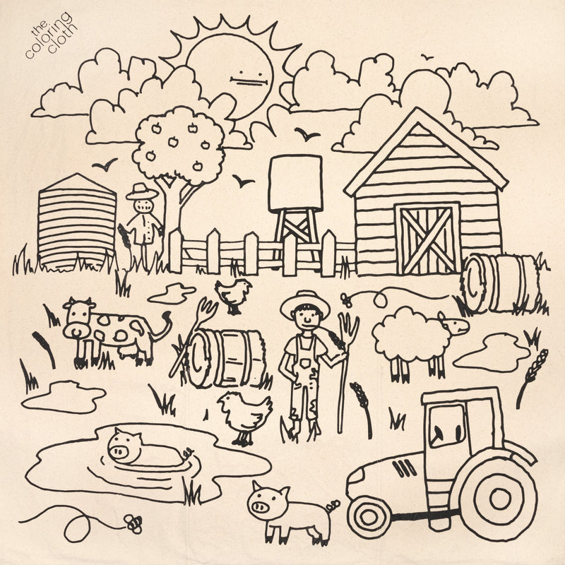 Canvas Coloring Cloth