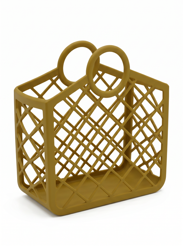Silicone Caddie Basket | BPA-Free Toy Organizer