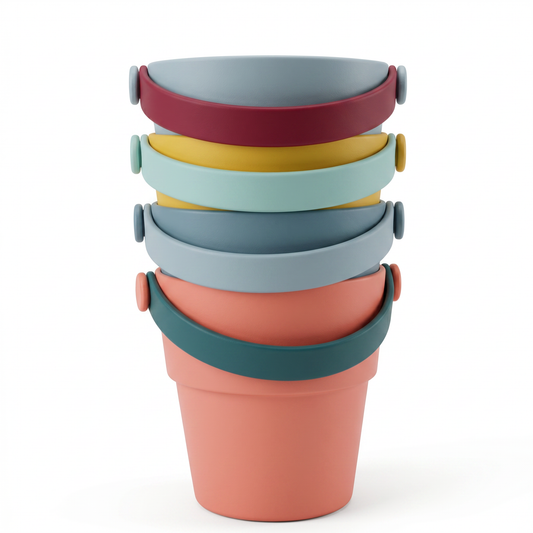 Small Play Buckets - 4 Pack