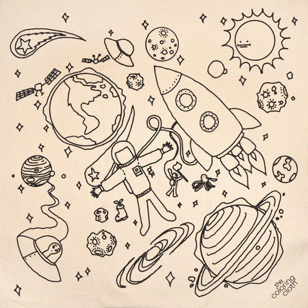 Canvas Coloring Cloth — detail